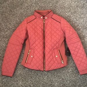 Salmon Puffer Jacket